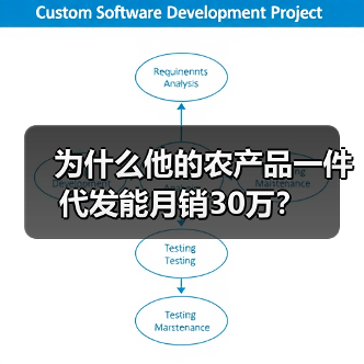 为什么他的农产品一件代发能月销30万？
