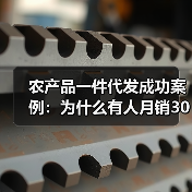 农产品一件代发成功案例:为什么有人月销3000单而有人踩坑跑路?(图2) 农产品一件代发成功案例:为什么有人月销3000单而有人踩坑跑路?(图2)