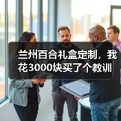 兰州百合礼盒定制，我花3000块买了个教训（图3）