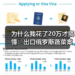 为什么我花了20万才搞懂：出口俄罗斯蔬菜案例