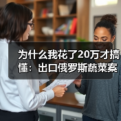 为什么我花了20万才搞懂：出口俄罗斯蔬菜案例（图4）