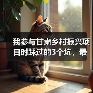 我参与甘肃乡村振兴项目时踩过的3个坑,最后一个最致命(图2) 我参与甘肃乡村振兴项目时踩过的3个坑,最后一个最致命(图2)