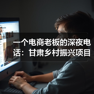 一个电商老板的深夜电话:甘肃乡村振兴项目到底能不能搞?(图3) 一个电商老板的深夜电话:甘肃乡村振兴项目到底能不能搞?(图3)