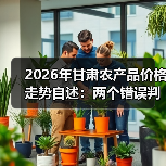 2026年甘肃农产品价格走势自述：两个错误判断让我少赚8万
