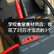 学校食堂食材供应：我花了20万才悟透的3个真相