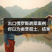 出口俄罗斯蔬菜案例：你以为卖菜很土，结果人家闷声发财