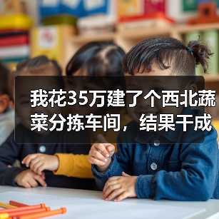 我花35万建了个西北蔬菜分拣车间,结果干成了笑话(图3) 我花35万建了个西北蔬菜分拣车间,结果干成了笑话(图3)