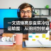 一文搞懂高原夏菜冷链运输图：从田间到餐桌的冷秘密