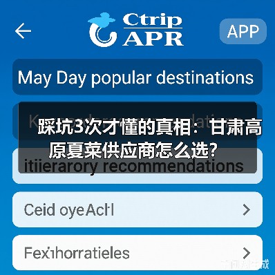 踩坑3次才懂的真相：甘肃高原夏菜供应商怎么选？