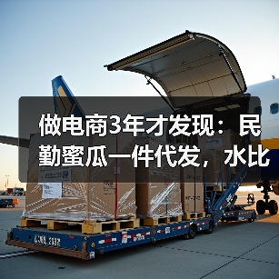 做电商3年才发现：民勤蜜瓜一件代发，水比瓜还深（图2）